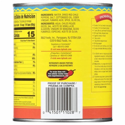 Las Palmas Mild Red Enchilada Sauce, Kosher Perspective: top