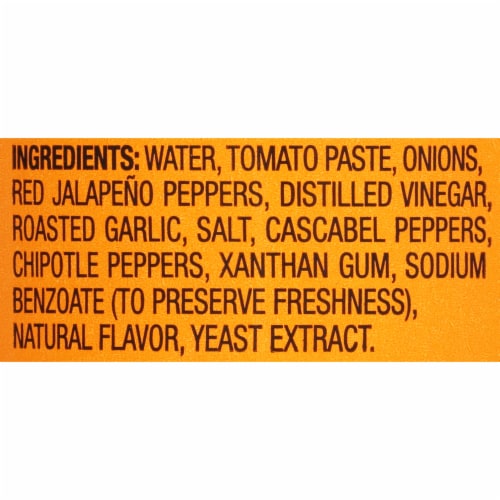Ortega Asada 3 Chile & Garlic Street Taco Sauce Perspective: top