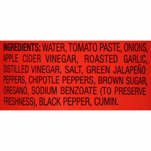 Ortega Tinga Chipotle Tomato Jalapeño Street Taco Sauce Perspective: top