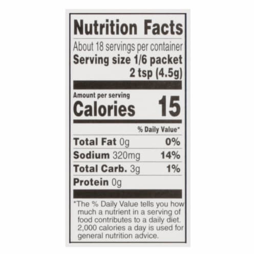 Ortega Original Taco Seasoning Mix, Kosher Perspective: top
