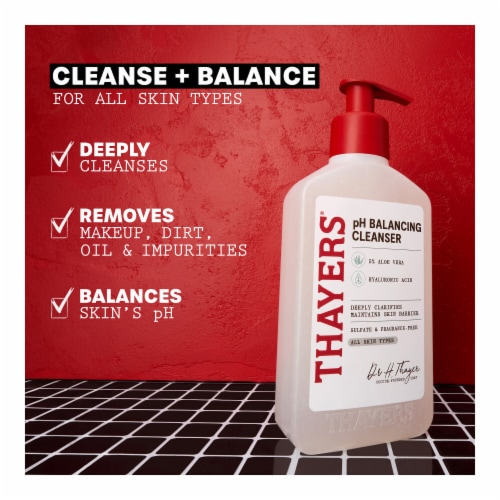 Thayers Natural Remedies pH Balancing Daily Face Wash with Aloe Vera Perspective: top