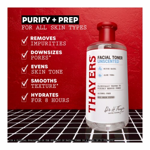 Thayers Natural Remedies Witch Hazel Toner Alcohol Free Unscented Perspective: top