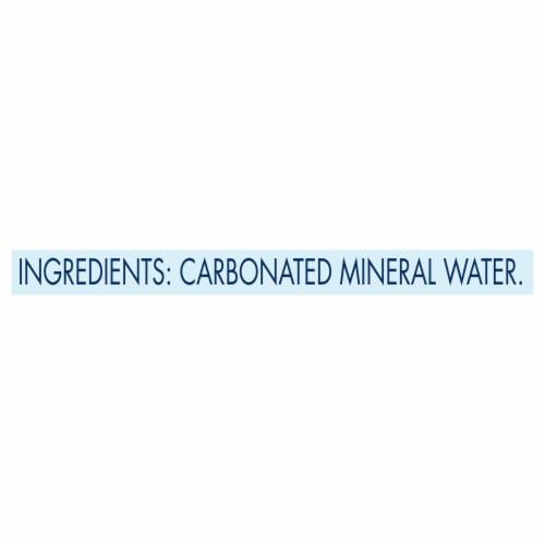S.Pellegrino Sparkling Natural Mineral Water Glass Bottle Perspective: top