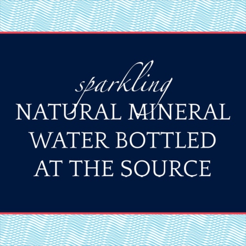 San Pellegrino® Natural Mineral Sparkling Bottled Water Perspective: top