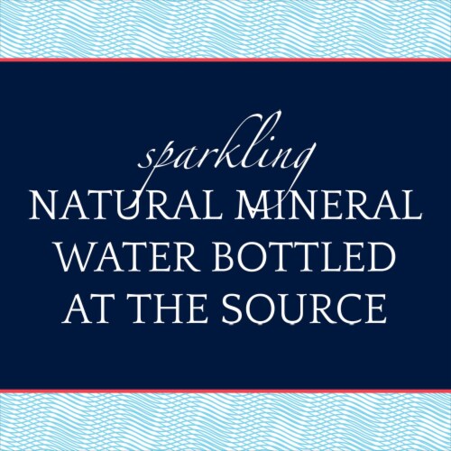 S Pellegrino® Natural Mineral Sparkling Bottled Water Perspective: top