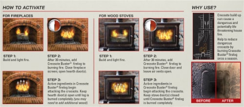 Pine Mountain First Alert Creosote Buster Firelog Perspective: top