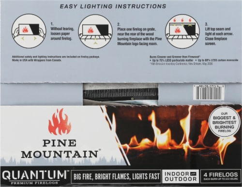 Pine Mountain® Quantum Firelogs Perspective: top