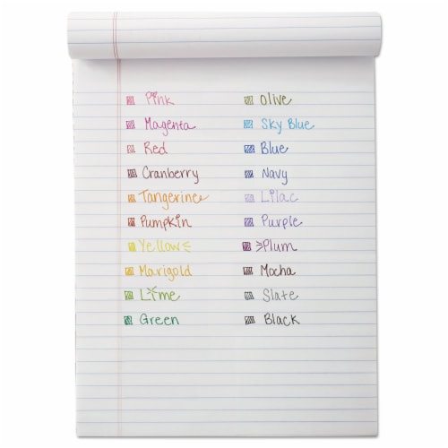Paper Mate Point Guard Flair Needle Tip Stick Pen Green Ink 0.7mm Dozen 8440152 Perspective: top