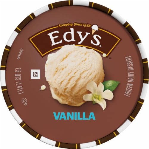 Edy's® Grand Vanilla Ice Cream Tub Perspective: top