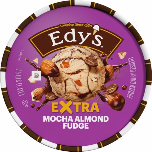 Dreyer's/Edy's™ Grand Mocha Almond Avenue Ice Cream Tub Perspective: top