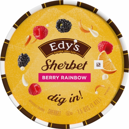 Dreyer's® Berry Rainbow Sherbet® Perspective: top