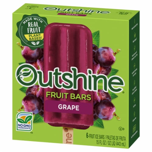 Outshine Grape Fruit Bars Perspective: top