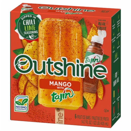 Outshine® Mango Tajin Fruit Bars Perspective: top