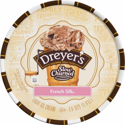 Dreyer's/Edy's™ Slow Churned French Silk Light Ice Cream Tub Perspective: top