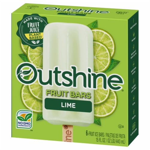Outshine® Lime Fruit Bars Perspective: top