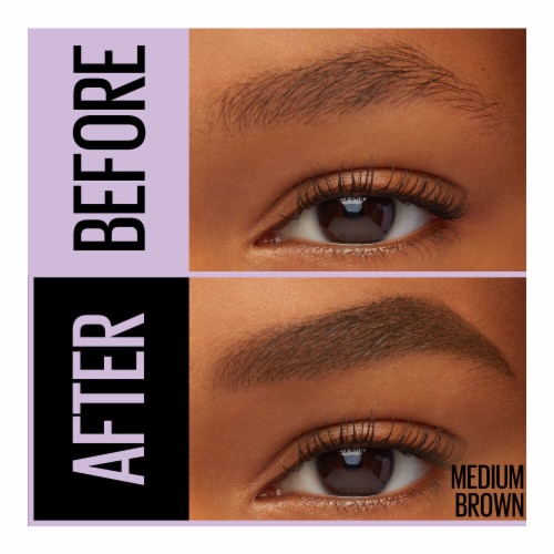 Maybelline Express Brow 2-In-1 Pencil and Powder Eyebrow Makeup 257 Medium Brown Perspective: top