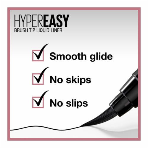 Maybelline Hyper Easy Liquid Eyeliner 810 Pitch Brown Perspective: top