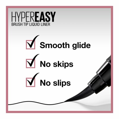 Maybelline Hyper Easy Liquid Eyeliner 810 Pitch Brown Perspective: top