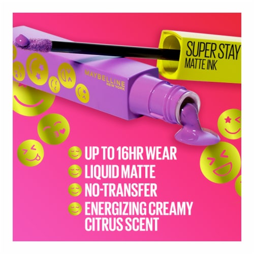 Maybelline Super Stay Matte Ink Liquid Lipcolor Moodmakers Energizer Perspective: top