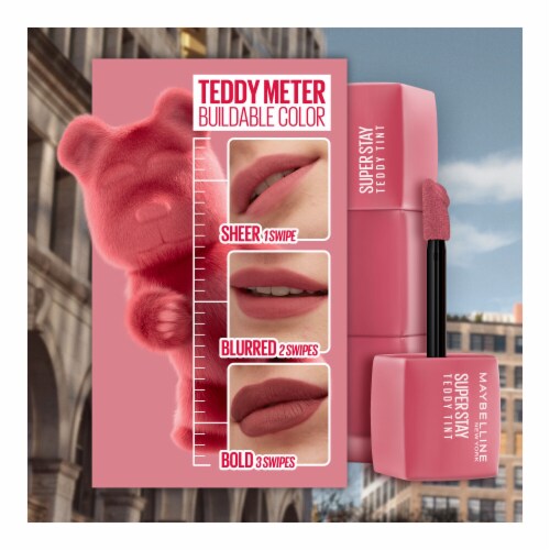 Maybelline Super Stay Teddy Tint Lipstick 55 Kneehigh Perspective: top