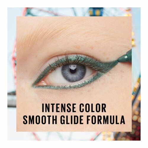 Maybelline Tattoo Studio Sharpenable Gel Eyeliner Pencil Waterproof Longwear 817 Hunter Green Perspective: top