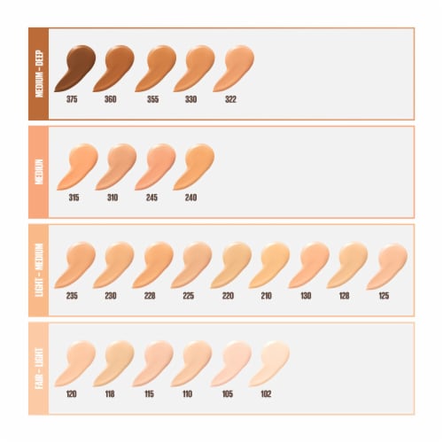 Maybelline® Fit Me® Dewy + Smooth Sandy Beige Liquid Foundation Perspective: top