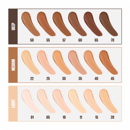 Maybelline Fit Me Liquid Concealer Makeup Natural Coverage Oil-Free Medium Perspective: top