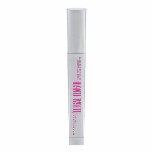 Maybelline Illegal Length Fiber Extensions Mascara Washable 930 Blackest Black Perspective: top