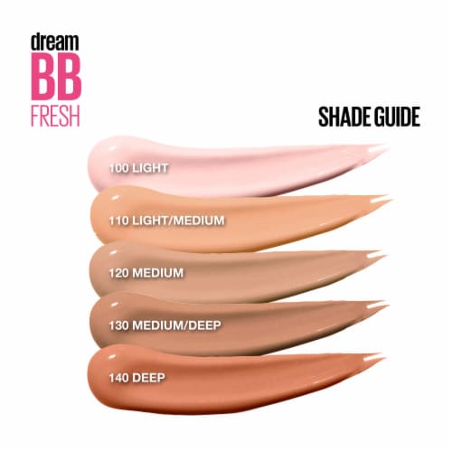 Maybelline Dream Fresh BB Cream 8 in 1 Skin Perfector 110 Light/Medium Perspective: top