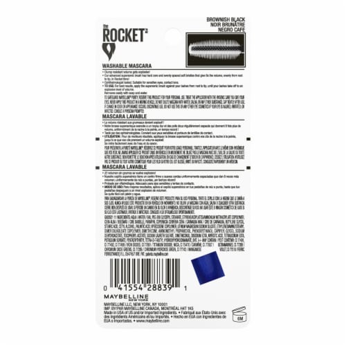 Maybelline Volum' Express The Rocket Washable Mascara 402 Brownish Black Perspective: top