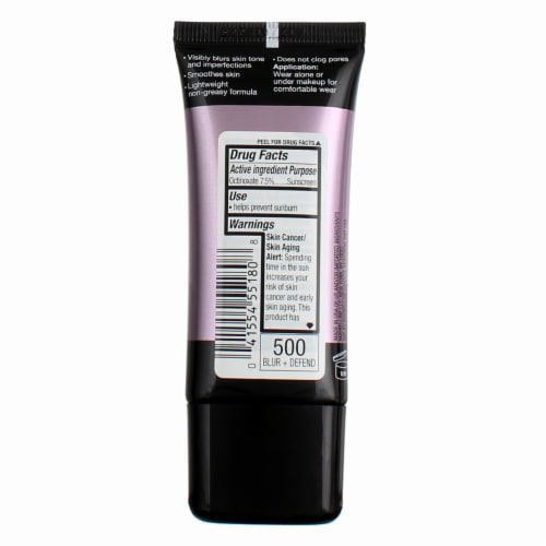 Maybelline Facestudio Master Primer 500 Blur + Defend Perspective: top