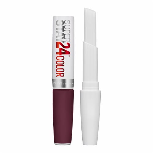 Maybelline Super Stay 24 2-Step Liquid Lipstick Merlot Armour Perspective: top