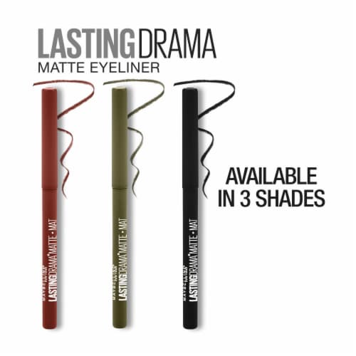 Maybelline Lasting Drama Eyeliner Matte 860 Jet Black Perspective: top