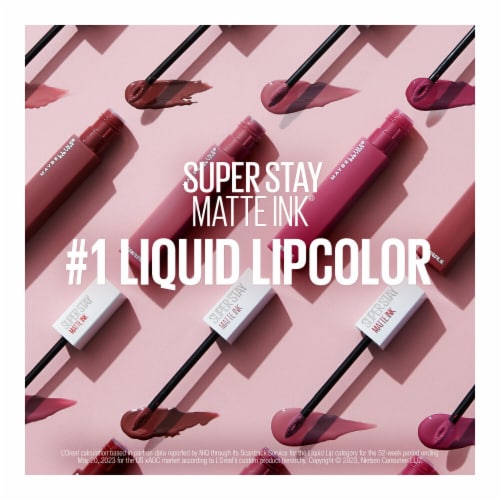 Maybelline New York Super Stay Inspirer Matte Ink City Edition Liquid Lipstick Makeup Perspective: top