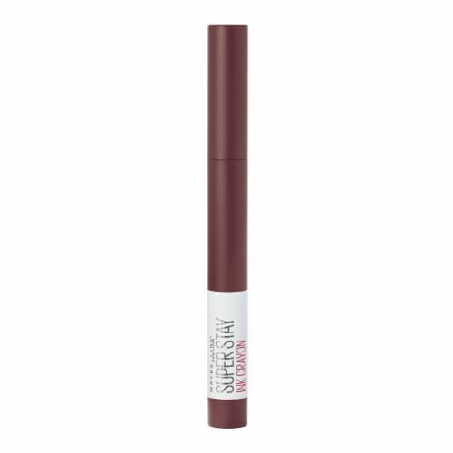 Maybelline Super Stay Ink Crayon Lipstick Matte Longwear 05 Live On The Edge Perspective: top