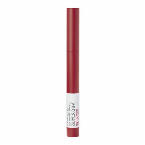 Maybelline Super Stay Ink Crayon Lipstick Matte Longwear 45 Hustle In Heels Perspective: top