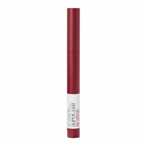 Maybelline Super Stay Ink Crayon Lipstick Matte Longwear 50 Own Your Empire Perspective: top