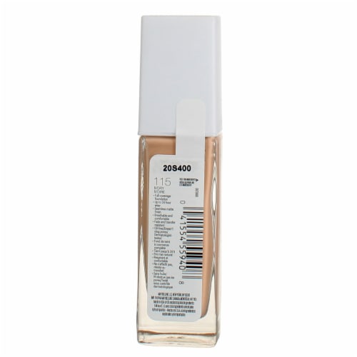 Maybelline Super Stay Liquid Foundation Longwear 115 Ivory Perspective: top