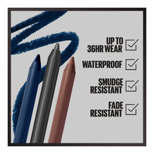 Maybelline Tattoo Studio Sharpenable Gel Eyeliner Pencil Waterproof Longwear 901 Intense Charcoal Perspective: top