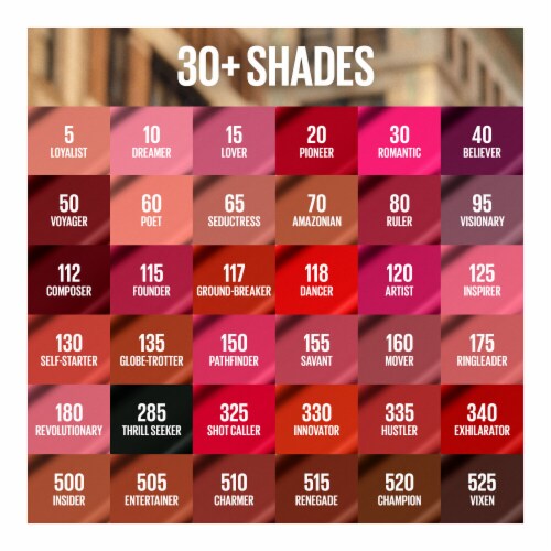 Maybelline Super Stay Matte Ink Liquid Lipstick 160 Mover Perspective: top