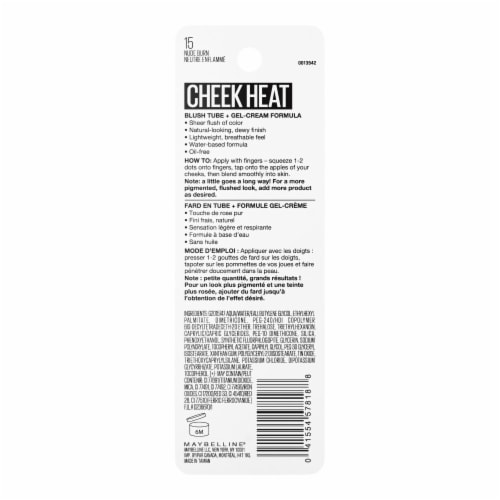 Maybelline Cheek Heat Gel-Cream Blush 15 Nude Burn Perspective: top