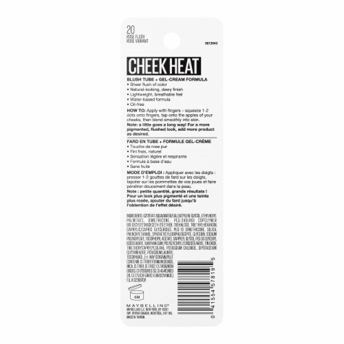 Maybelline Cheek Heat Gel-Cream Blush 20 Rose Flush Perspective: top
