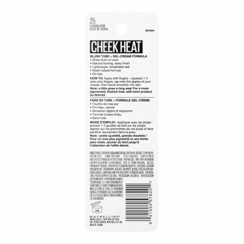 Maybelline Cheek Heat Gel-Cream Blush 25 Fuchsia Spark Perspective: top