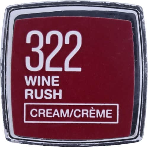 Maybelline Color Sensational Wine Rush Cream Finish Lipstick Perspective: top