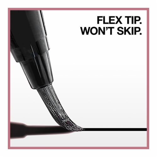 Maybelline New York Eyestudio Pitch Black Hyper Easy Liquid Eyeliner Eye Makeup Perspective: top