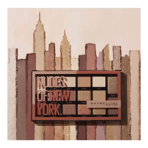 Maybelline New York Nudes of New York 16 pan Eyeshadow Palette Perspective: top