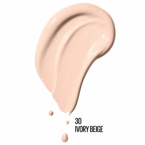 Maybelline Dream Radiant Liquid Foundation Medium Coverage Hydrating 30 Ivory Beige Perspective: top