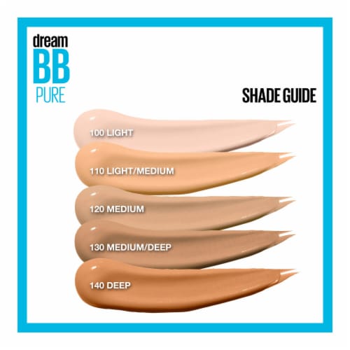 Maybelline Dream Pure BB Cream 8-in-1 Skin Perfector 100 Light Perspective: top
