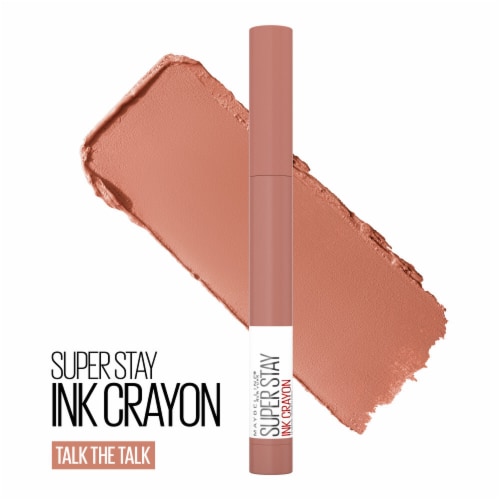Maybelline Super Stay Ink Crayon Lipstick Matte Longwear Lipstick Makeup Talk The Talk Perspective: top