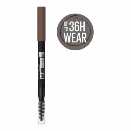 Maybelline Tattoo Studio Sharpenable Brow Pencil 257 Medium Brown Perspective: top